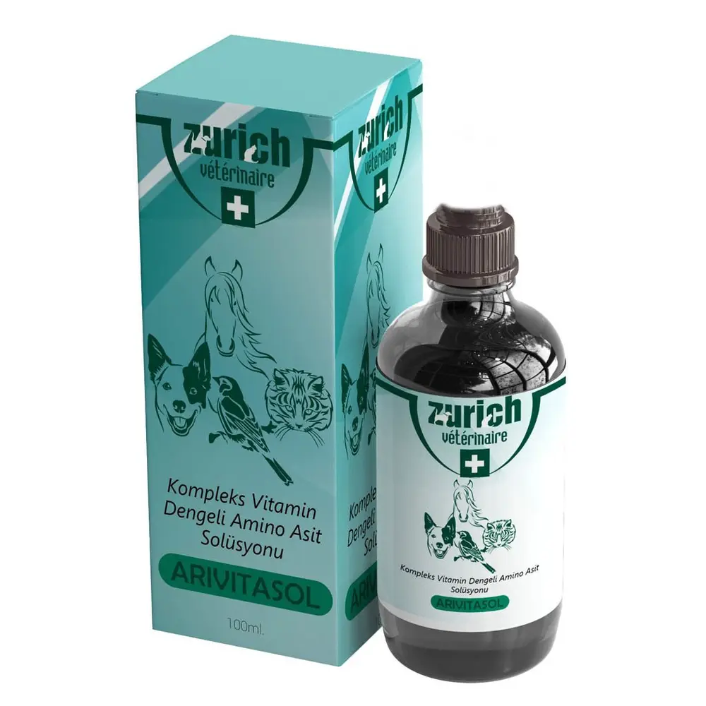 Arisol Evcil Hayvanlar İçin Kompleks min Ve Dengeli Aminoasit Solüsyonu 100 ml