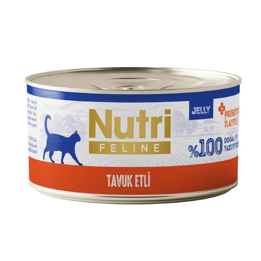 Nutri Feline Jelly Tuk Etli Tahılsız Kedi Konservesi 70 Gr