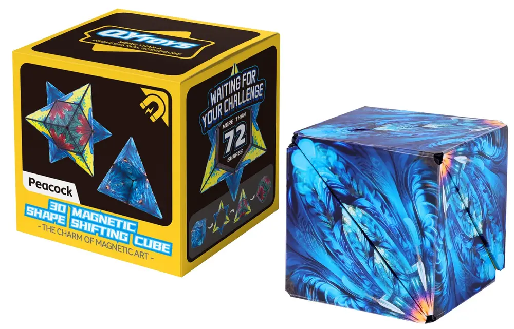 EQY10020 QY 3D MAGNETİC SHAPE SHİFTİNG CUBE PEACK