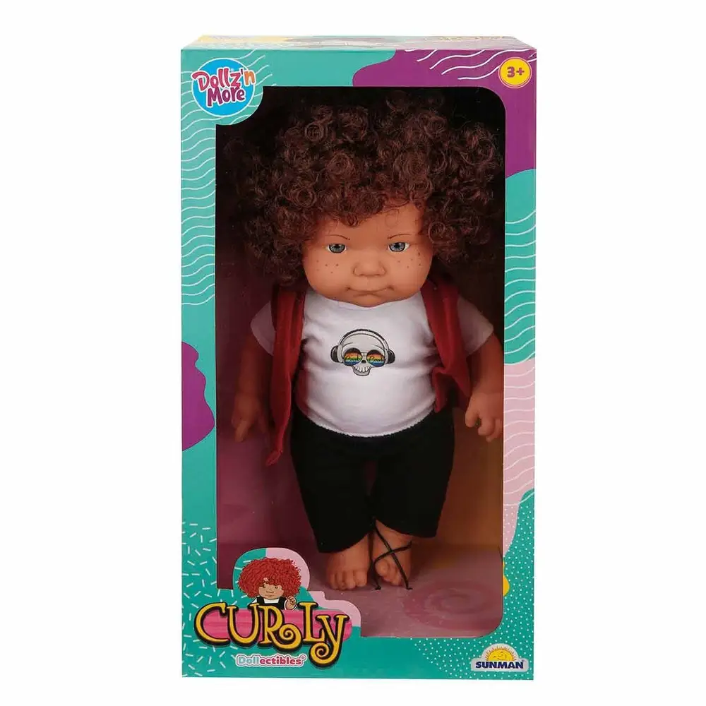 30151 Sunman, Curly Kıvırcık lı Bebek 35 cm 3