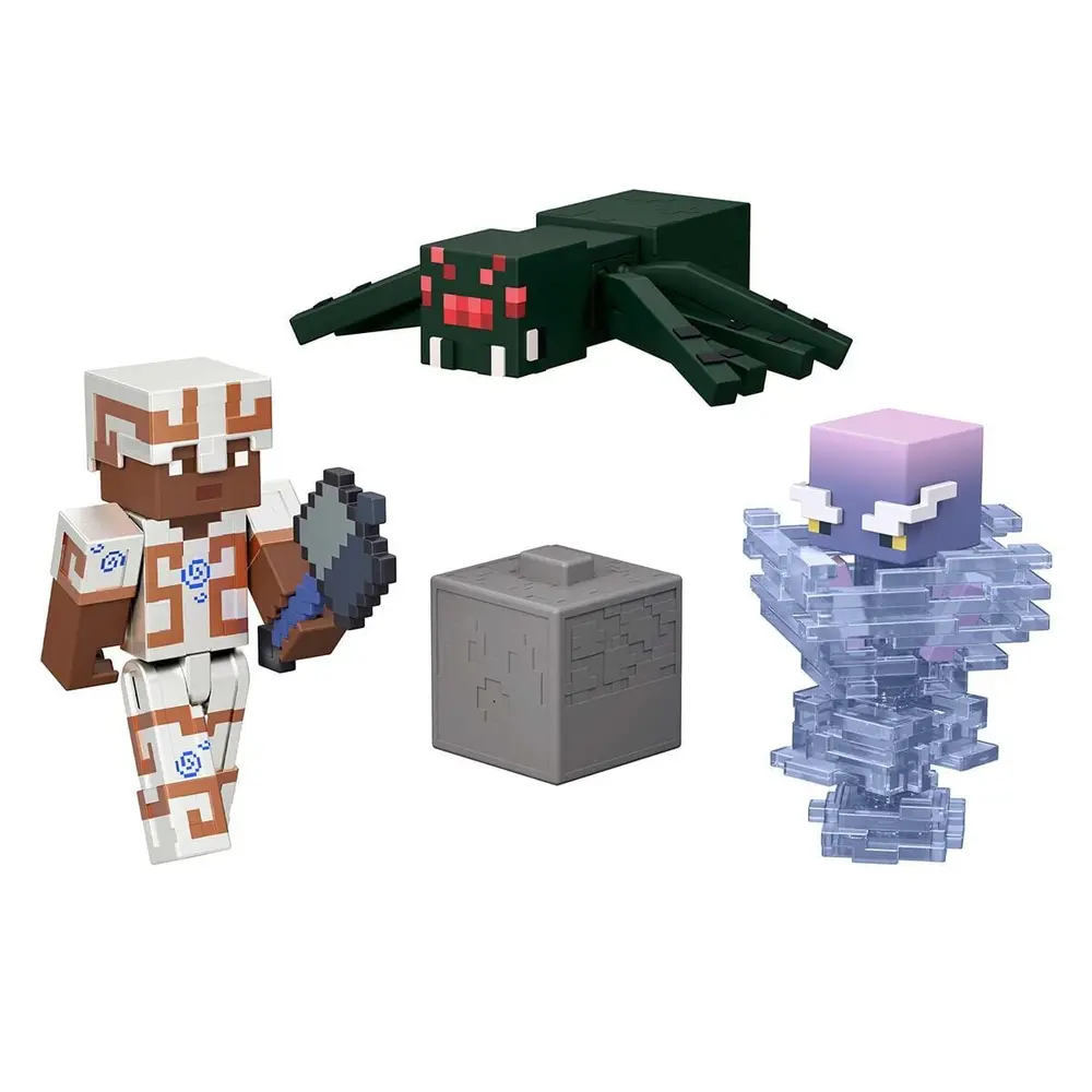 JKK15 HLB21 Minecraft 3lü Aksiyon Figür Seti 8 cm 5