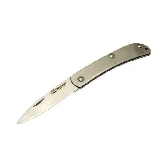Metal Yerli Akarsu 15,5 cm Kamp / Outdoor Çakı - Yarı Otomatik
