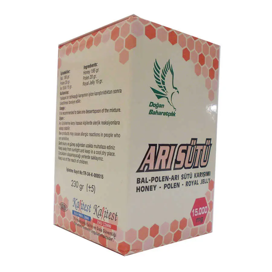 Bal Polen Arı Sütü Karışımı Süper Doz 15000 Mg 4