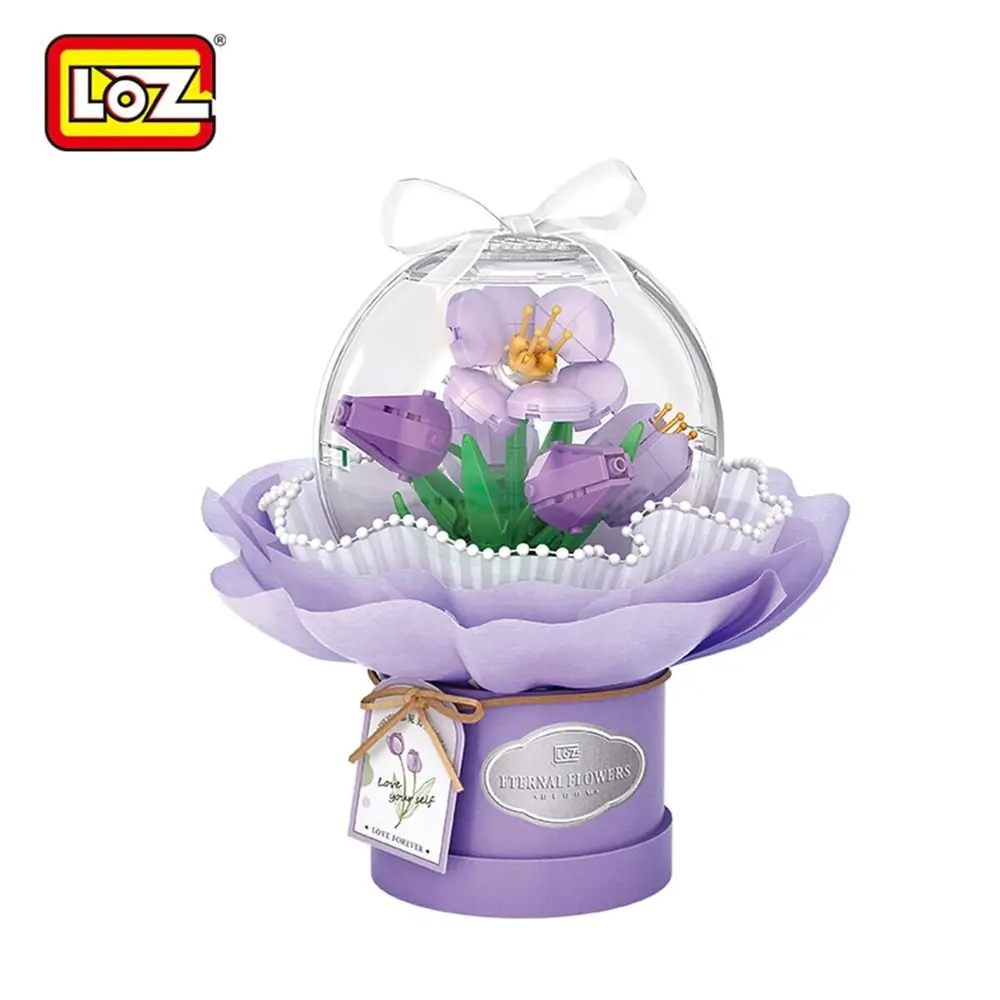 LZ1297 LOZ  LEDLİ ORKİDE BUKETİ  BLK OYUNCAK 272 PARÇA