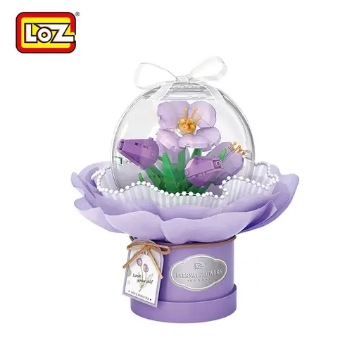 LZ1297 LOZ  LEDLİ ORKİDE BUKETİ  BLK OYUNCAK 272 PARÇA
