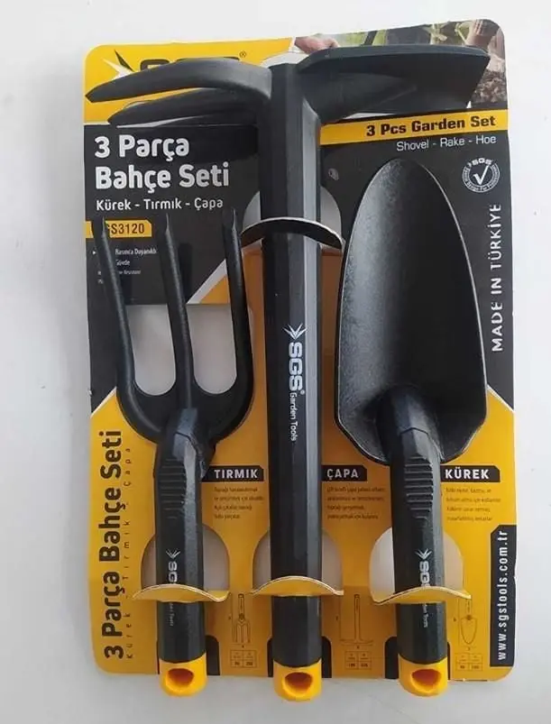 3120 Plastik Bahçe Seti 3 Parça 2