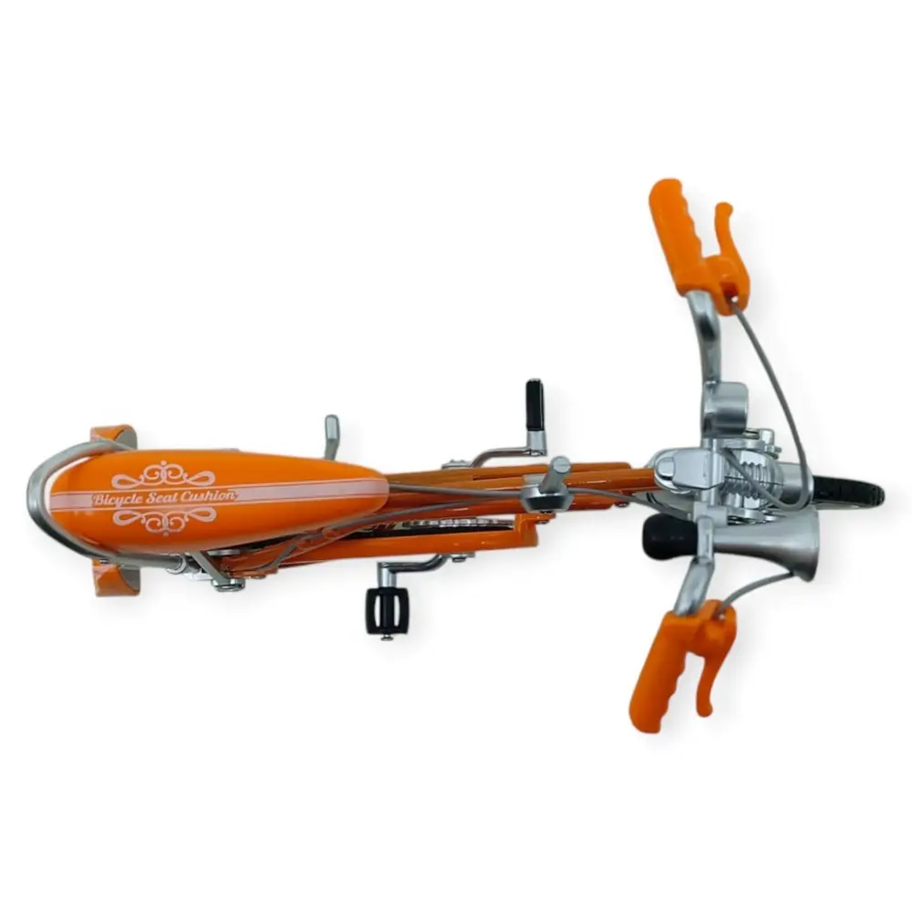 Model Araçlar - 1:8 Metal Retro Pinokyo Bisiklet - Die -Cast 17 cm - Tcu - 1 ADET 5