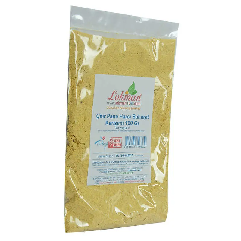 Çıtır Pane Harcı Baharat Karışımı 100 Gr Paket 4