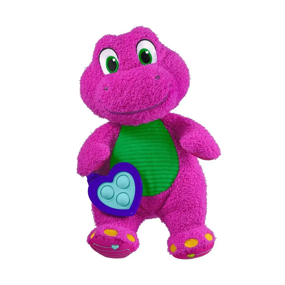HYG89 Fisher-Price Kalp Yapan Barney Pelüş Oyuncağı 2