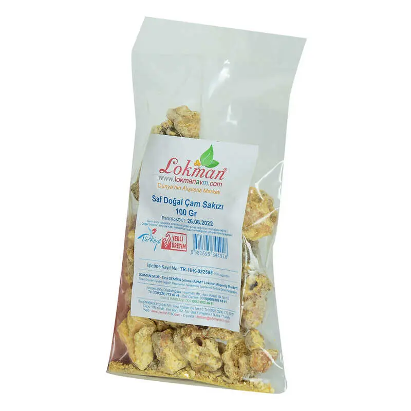 Çam Sakızı Doğal 100 Gr Paket 4