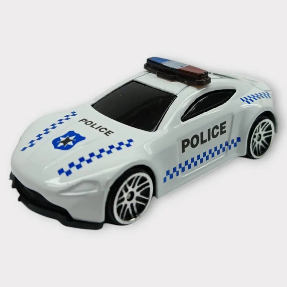 Metal Mini Polis Arabası 8 cm - Polis - 5 - 1 ADET