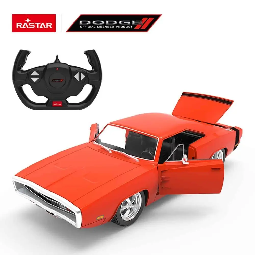 1099000 SUN-RAS-RC ARABA 1 16 1970 DODGE CHARGER RT FF SESLİ IŞIKLI 2 4GHZ 2