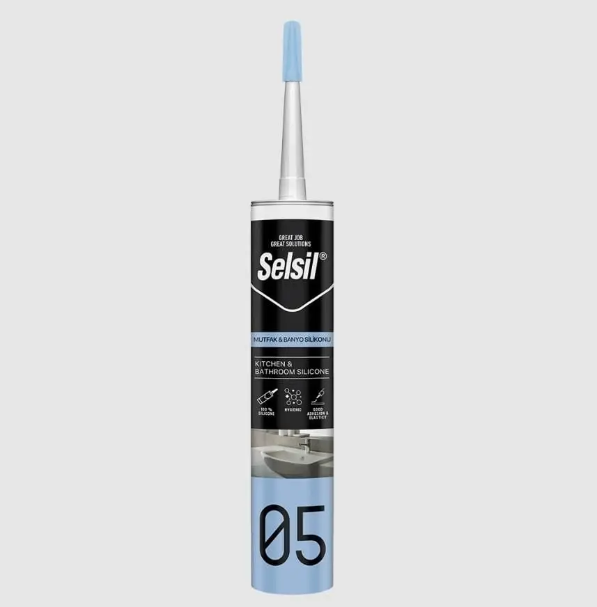 05 Mutfak Duşakabin Silikonu Beyaz 280 ml