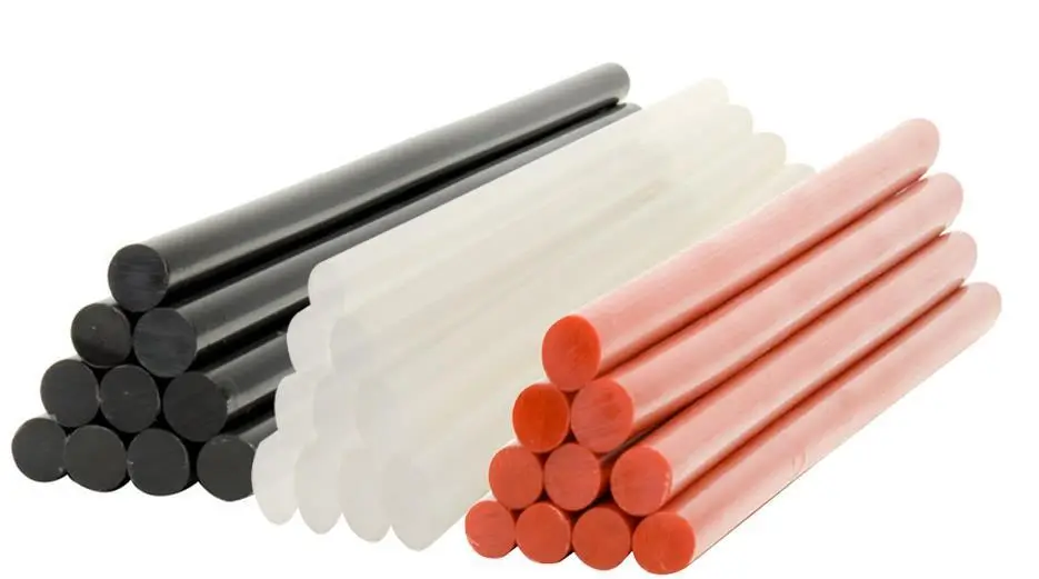 Sıcak Silikon Şeffaf 11,2 mm 30 Cm Kalın 10 Adet 2