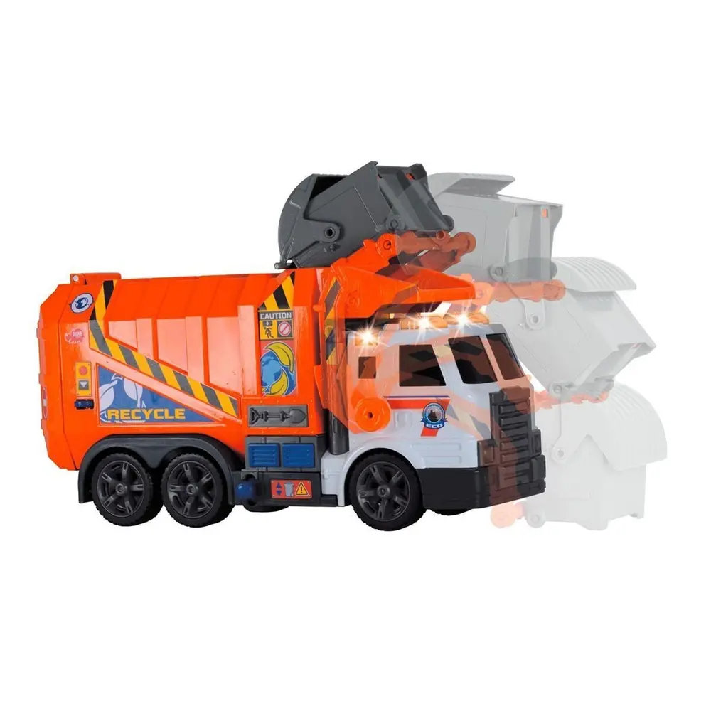 203308369 Dickie Garbage Truck
free wheel light sound B/O lifting fork wt 4