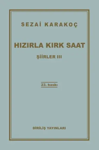 Şiirler 3 - Hızırla Kırk Saat