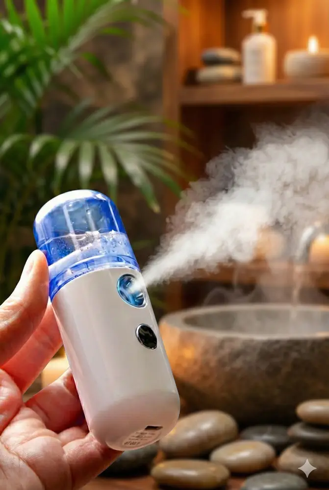 Şarjlı Mini Yüz Nemlendirici Dezenfektan Mist Sprayer 3