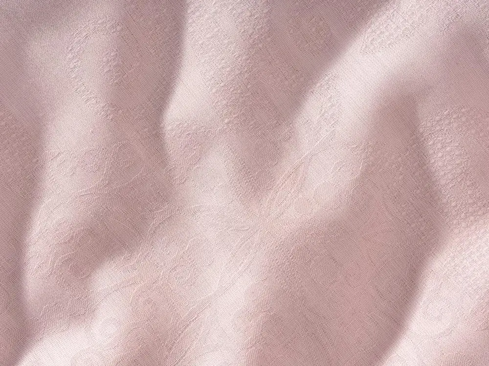 Çift Kişilik Jakarlı Saten Nevresim Takımı Jana Pembe 2