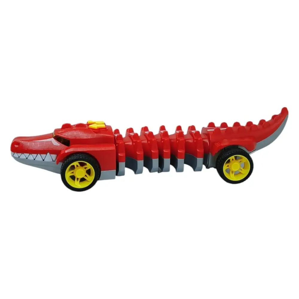 Timsah Araba - Otomatik Hareketli Sesli Işıklı 32 cm - Kırmızı Timsah - 1 ADET 2