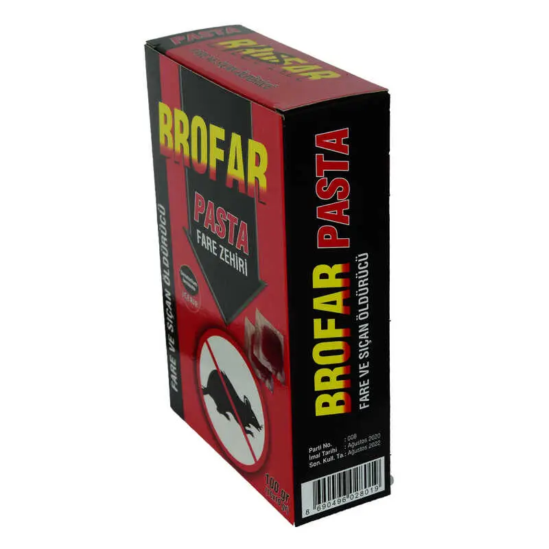 Fare ve Sıçan Öldürücü Pasta Fare Zehiri 100 Gr (10 Adet x 10 Gr) 4