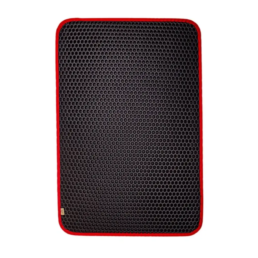 Kum Toplayıcı Fonksiyonel Kedi Paspası Altıgen 50-75 cm Kırmızı 3