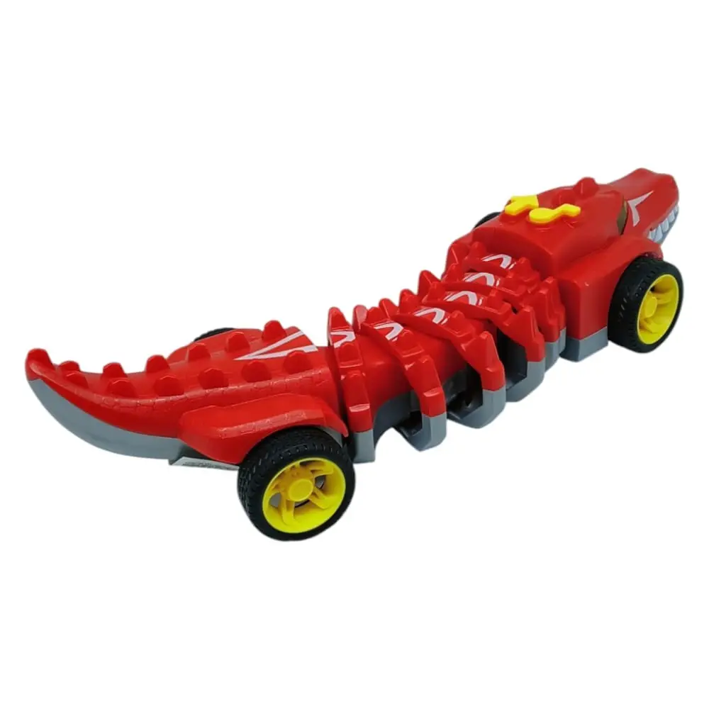 Timsah Araba - Otomatik Hareketli Sesli Işıklı 32 cm - Kırmızı Timsah - 1 ADET 3
