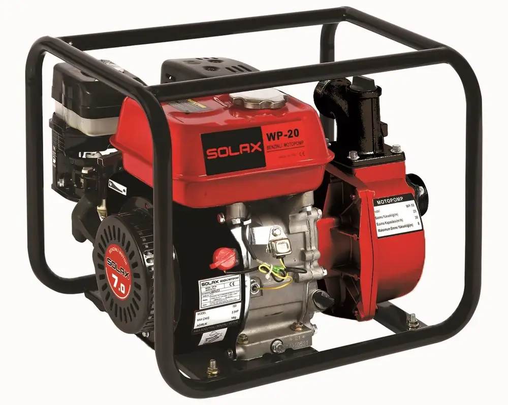 Solax WP-20 2 İnch Benzinli Su Motoru Dört Zamanlı 2