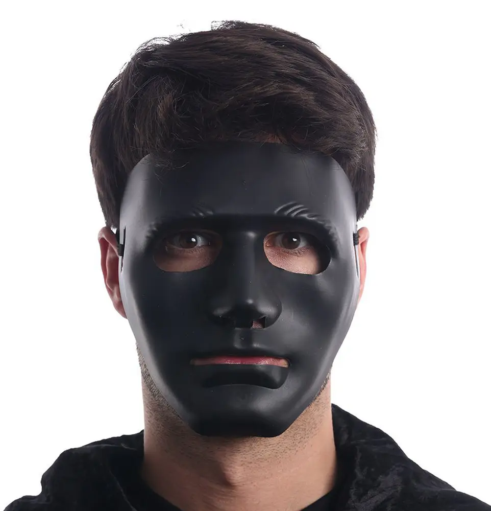 Siyah Renk Hip Hop Anonim Jabbawkeez Dans Maskesi 18x19 cm 3