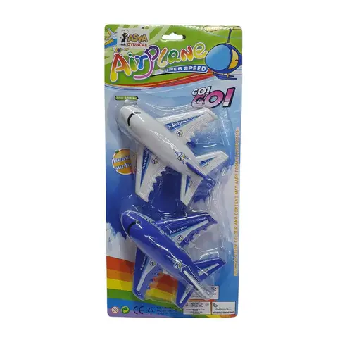 Yolcu Uçak 2'li Set 14 Cm - DM8895-4 - 1 ADET