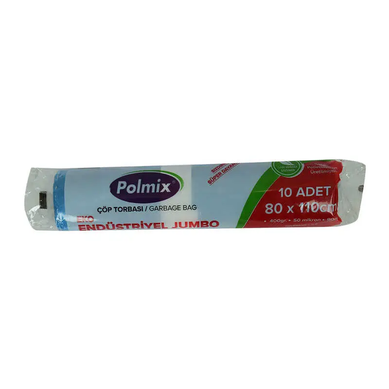 Torbası Jumbo Boy 80x110Cm 400Gr 50Mikron 90Lt Mi Rulo 10 Adet 3