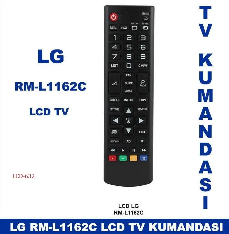 RM-L1162C Kumanda - LCD-632 3