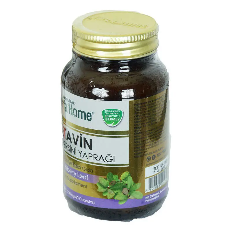 Shiffa Home Cetin Yaban Mersini Yaprağı Diyet Takviyesi 730 Mg x 60 3