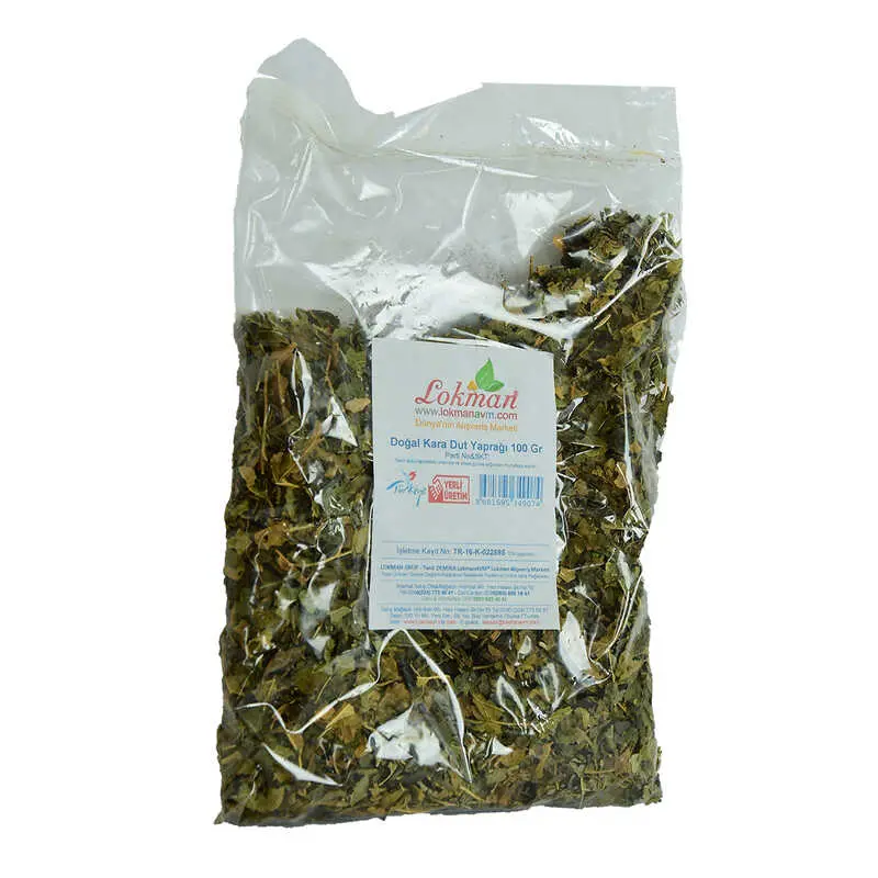 Kara Dut Yaprağı Doğal 100 Gr Paket 3
