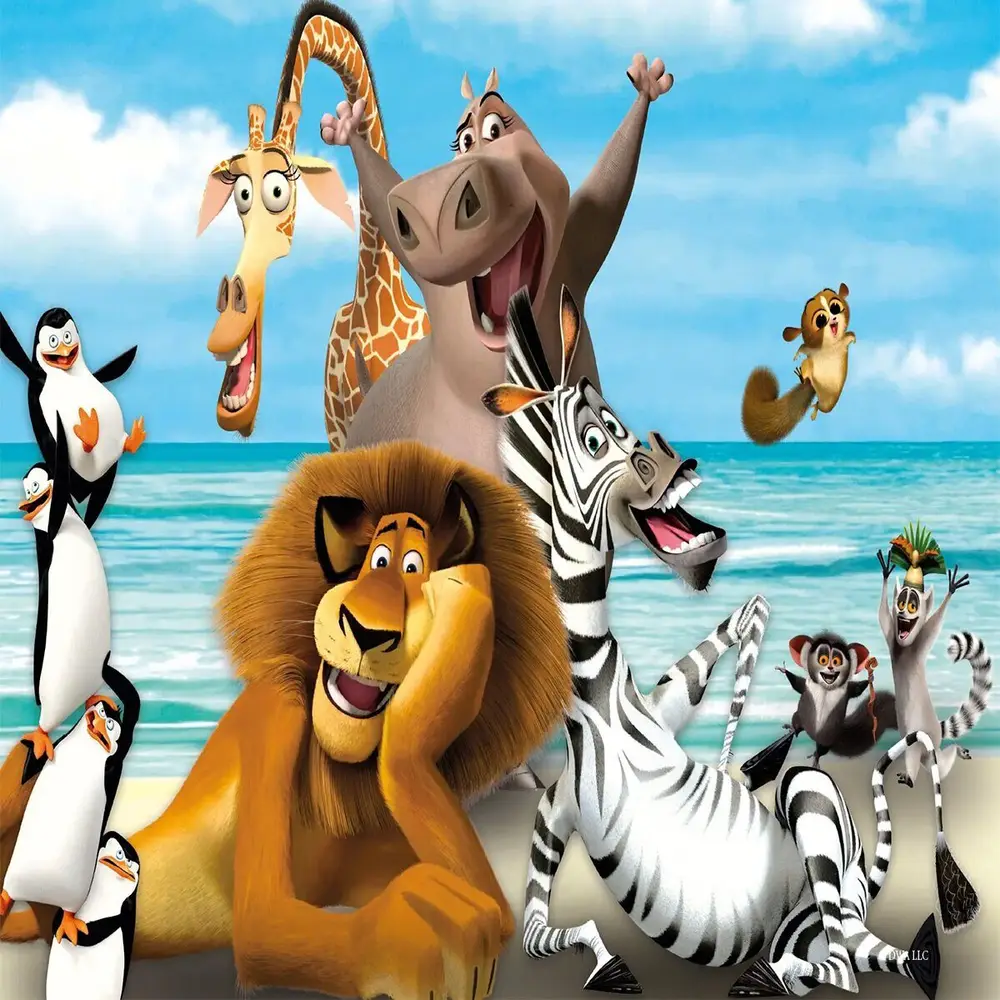 MG 113 MDAGASCAR PUZZLE 200 PRÇ 2