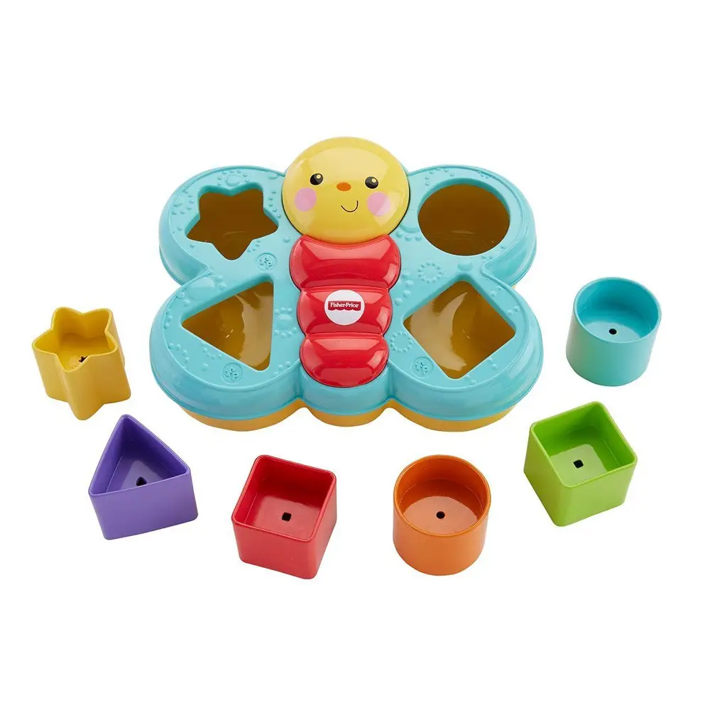 CDC22 Fisher-Price® Şekil Eşleştirme Arkadaşı Kelebek / Sıralama ve Şekil Ayırma Oyuncakları 2