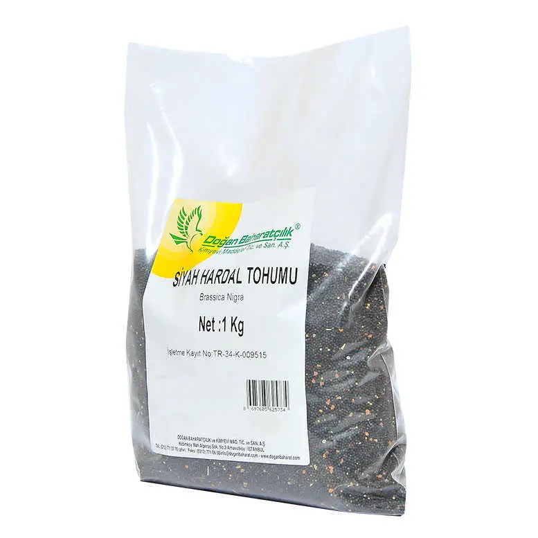 Hardal u Tane Doğal Siyah 1000 Gr Paket 3