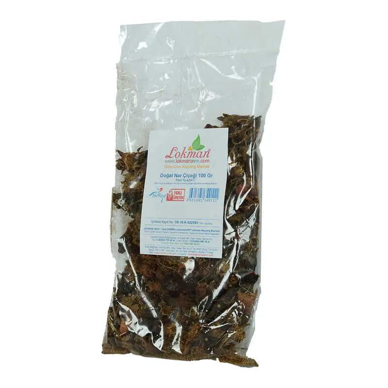 Nar Çiçeği Doğal 100 Gr Paket 5