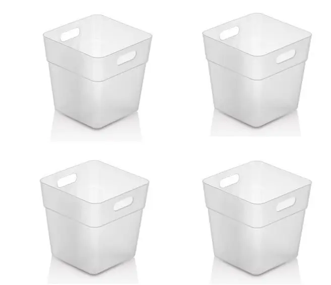 6 lı Buzdolabı İçi Mini Düzenleyici Kutu Organizer - Buzdolabı Kapak Düzenleyici