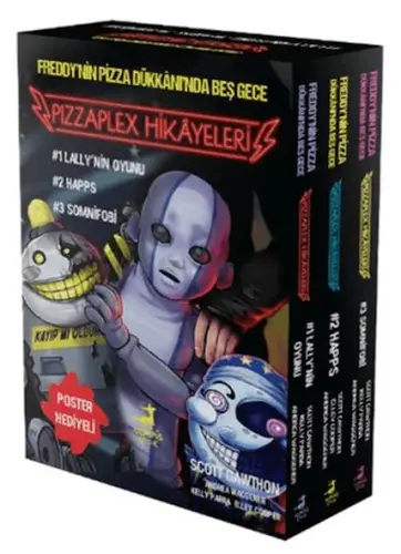 Pizzaplex'ten Hikayeler 3 lık Kutulu Set - Freddy'nin Pizza Dükkanı'nda Beş Gece