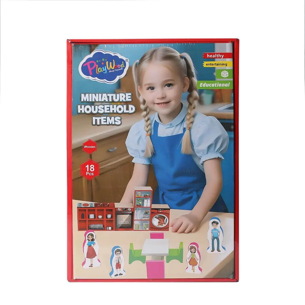 ONY-407 Ahşap Minyatür Ev Eşyaları -Onyıl Oyuncak 2