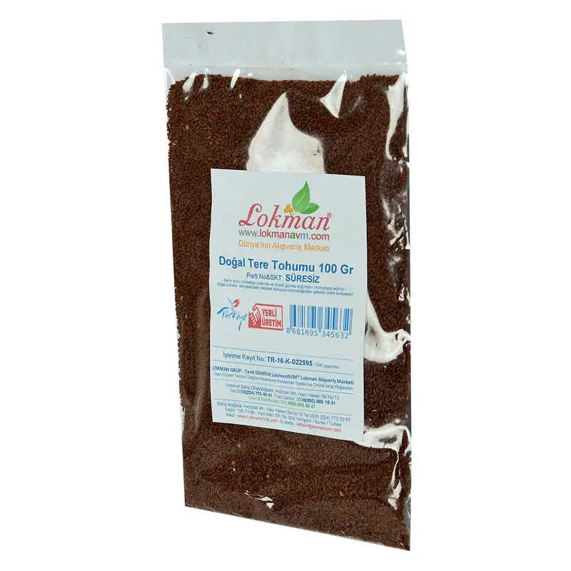 Doğal Tere u 100 Gr Paket 4