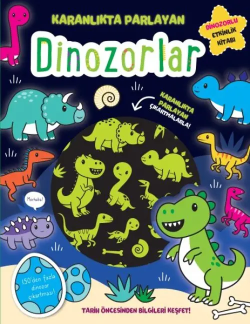 Karanlıkta Parlayan lar - Dinozorlar (Parlayan Çıkartmalar)