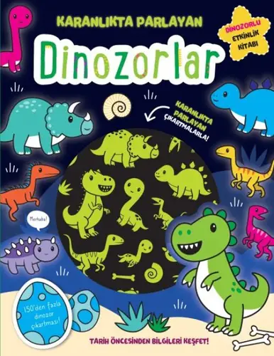 Karanlıkta Parlayan lar - Dinozorlar (Parlayan Çıkartmalar)