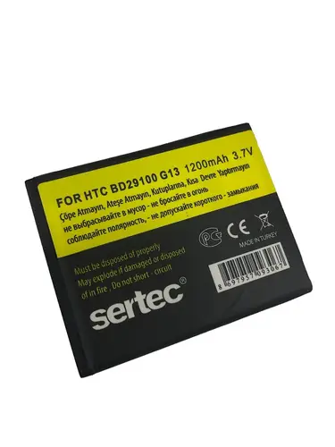 SERTEC - HTC HD3 - G13 / BD29100 Uyumlu Bat