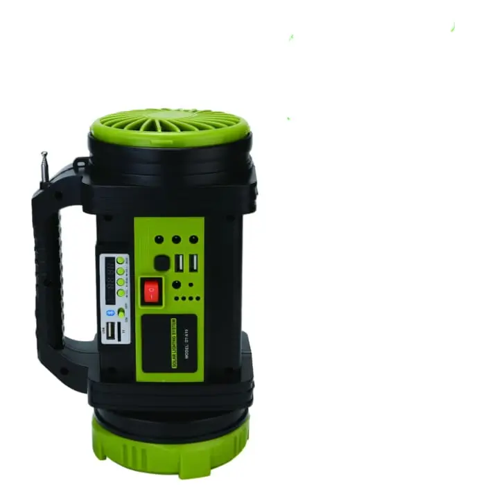 Wıson WS-5683 Şarjlı 30w Solar Şarjlı Ev Aydınlatma Seti Ra Ve Fan Powebank 3