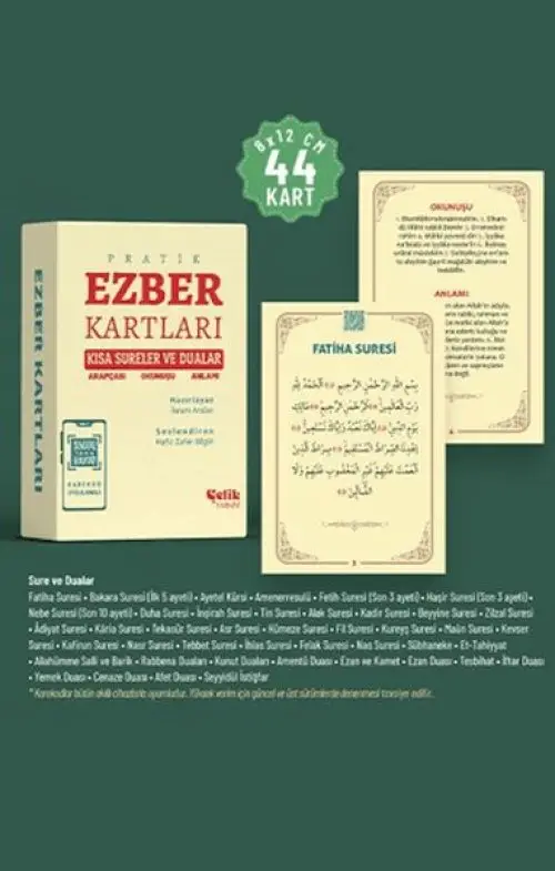 Pratik Ezber Kartları Kısa Sureler ve Dualar
