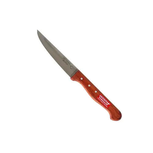 Çetintaş Paslanmaz Bursa Sebze Bıçağı 10 cm, Ahşap Sap