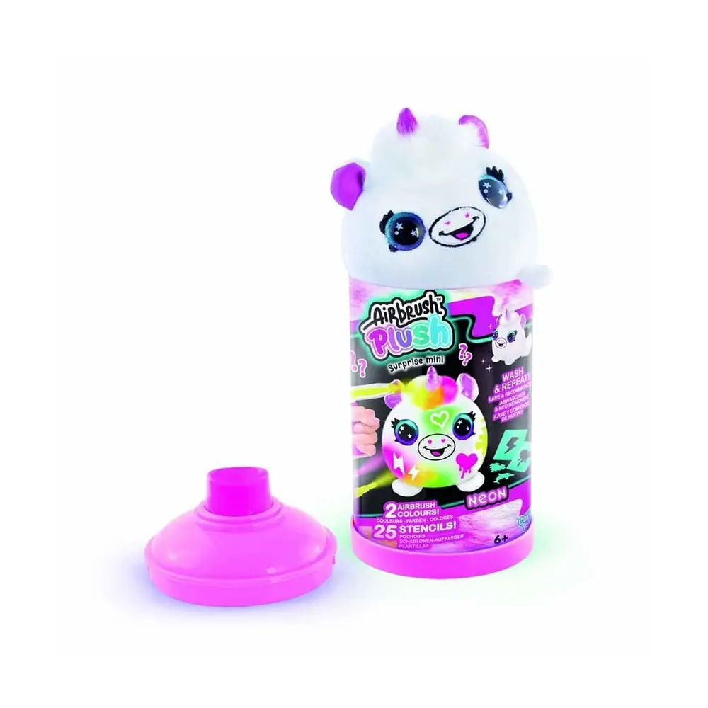 45521 SUN-CNL-HOBİ SET AIRBRUSH PLUSYSTERY MINI PLUSH NEON SERIES 2 2