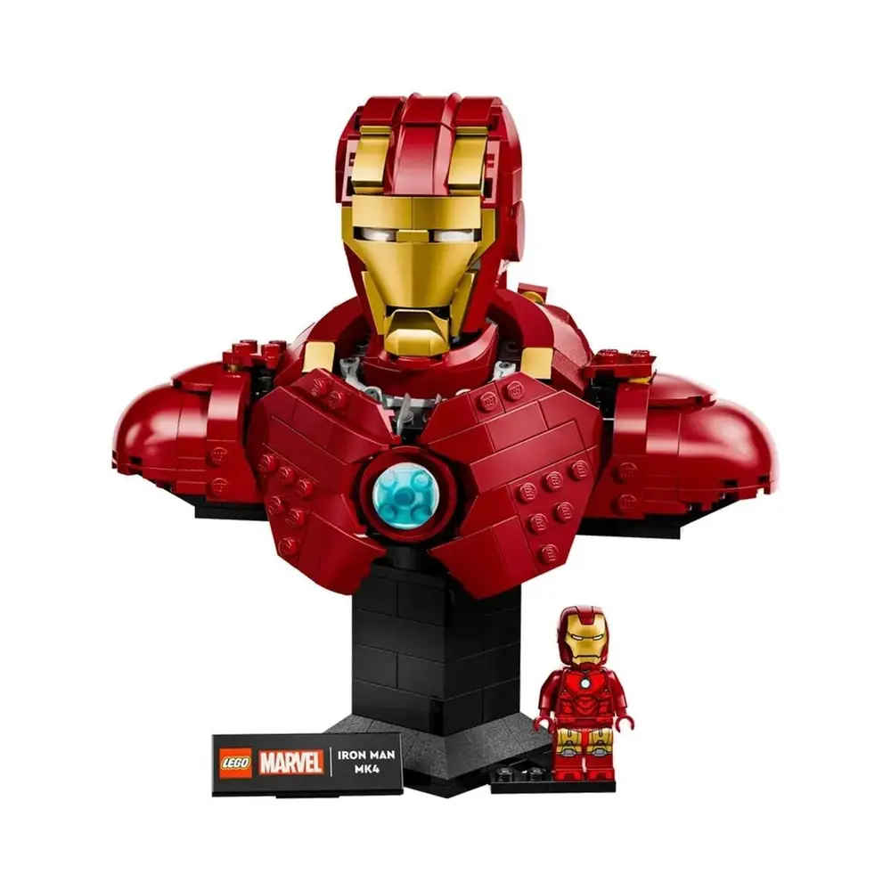 76327 Lego Marvel Iron Man 4 Büstü 436 parça +18 yaş 4