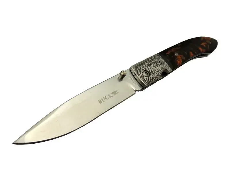 Buck Knives BK-011BK Kamp Çakı 23 cm - Kahverengi Sap, Kılıflı, Kutulu